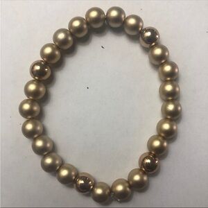 Gold beaded bracelet